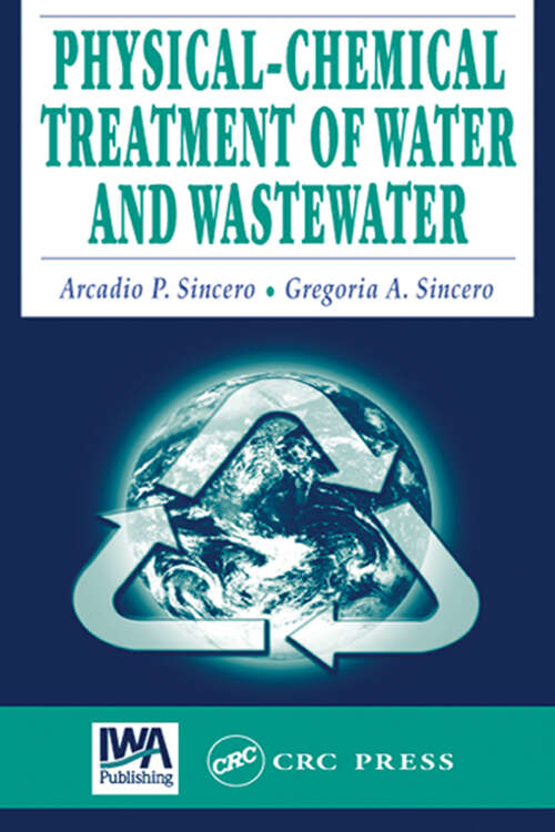 Book cover of Physical-Chemical Treatment of Water and Wastewater (1)