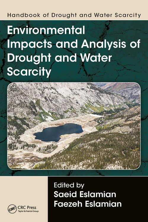 Book cover of Handbook of Drought and Water Scarcity: Environmental Impacts and Analysis of Drought and Water Scarcity
