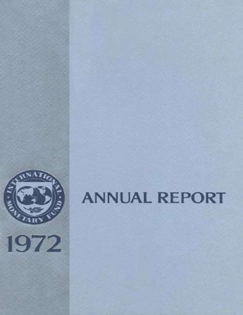 Book cover of Annual Report of the Executive Board, Financial Year 1972