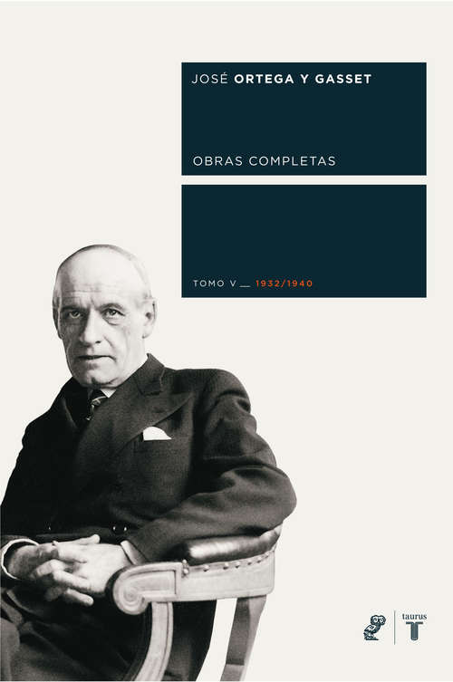 Book cover of Obras completas. Tomo V (1932/1940)