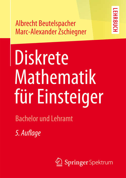 Book cover of Diskrete Mathematik für Einsteiger