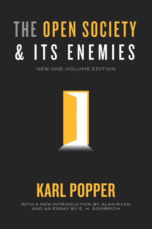 Book cover of The Open Society and Its Enemies (New One-Volume Edition)
