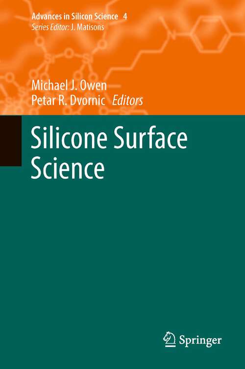 Book cover of Silicone Surface Science