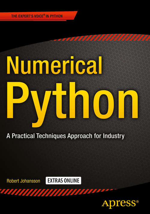 Book cover of Numerical Python: A Practical Techniques Approach for Industry (1st ed.)