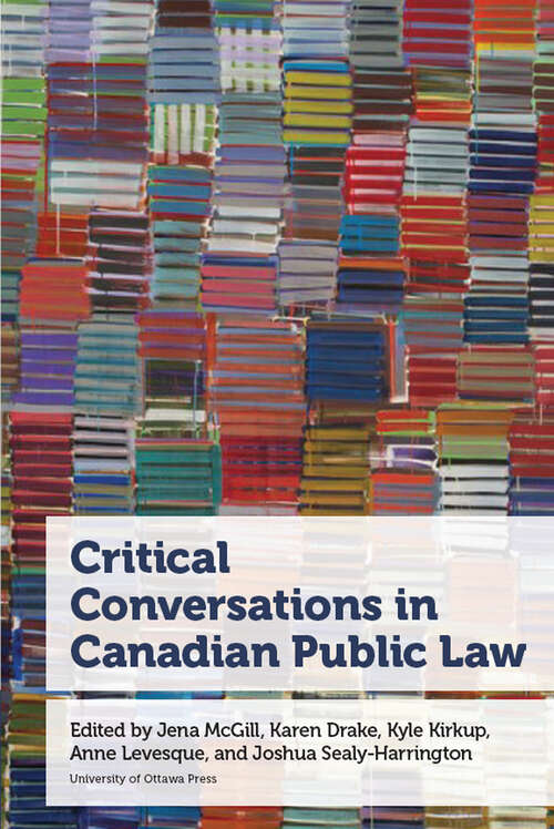 Book cover of Critical Conversations in Canadian Public Law