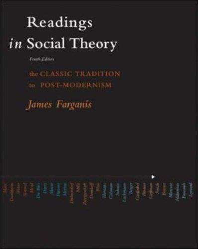 Book cover of Readings in Social Theory: The Classic Tradition to Post-Modernism, 4th edition