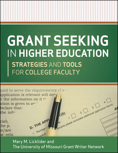 Book cover of Grant Seeking in Higher Education