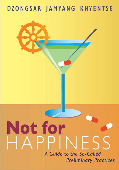 Book cover of Not for Happiness: A Guide to the So-Called Preliminary Practices