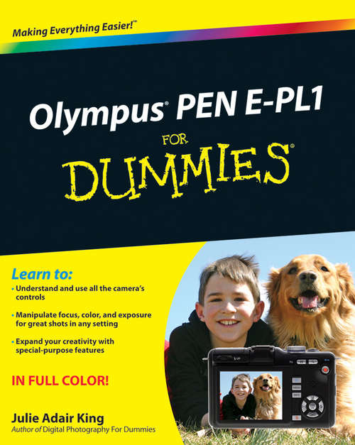 Book cover of Olympus PEN E-PL1 For Dummies