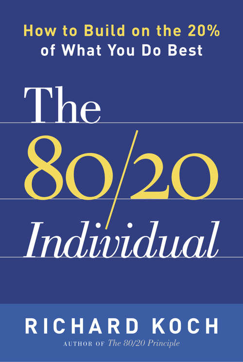 Book cover of The 80/20 Individual