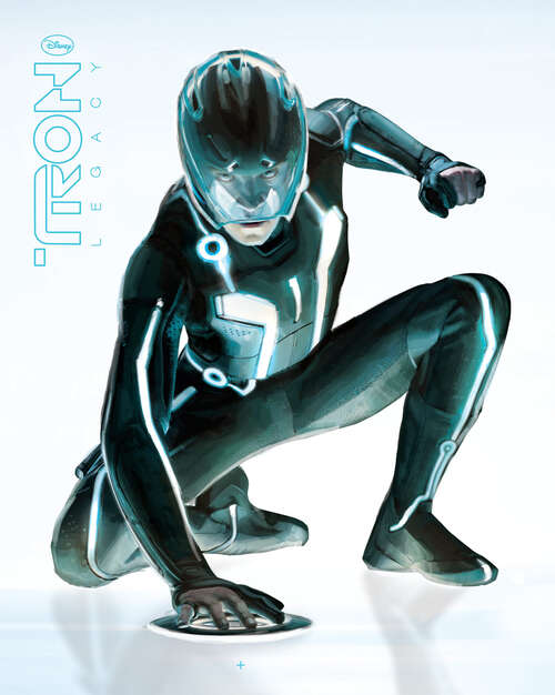 Book cover of Tron: The Movie Storybook