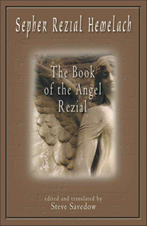 Book cover of Sepher Rezial Hemelach: The Book of the Angel Rezial