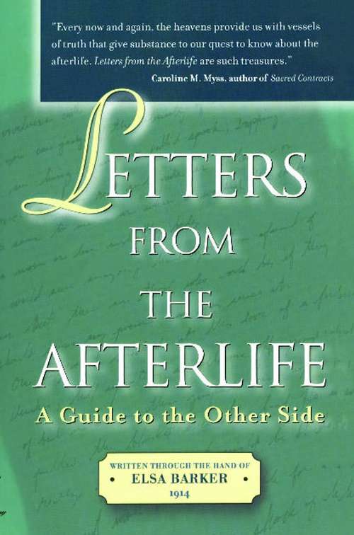 Book cover of Letters from the Afterlife