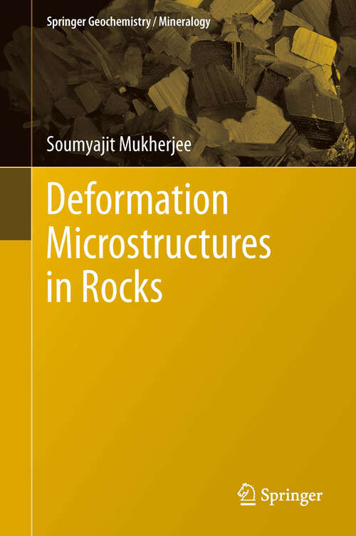 Book cover of Deformation Microstructures in Rocks