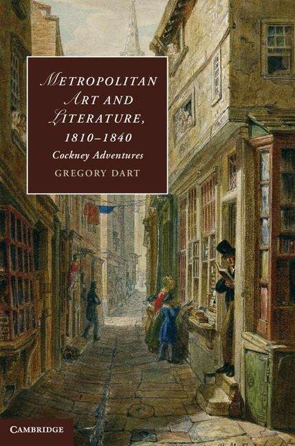Book cover of Metropolitan Art and Literature, 1810-1840