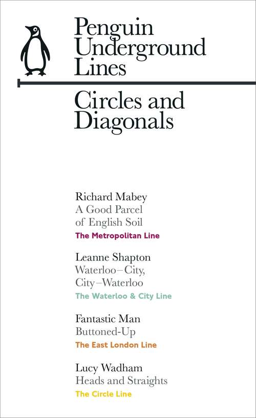 Book cover of Circles and Diagonals: Circle, Metropolitan, East London Line, Waterloo & City