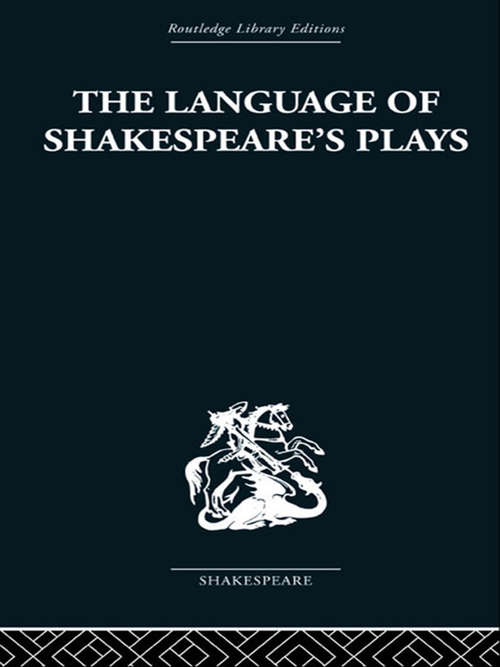 Book cover of The Language of Shakespeare's Plays