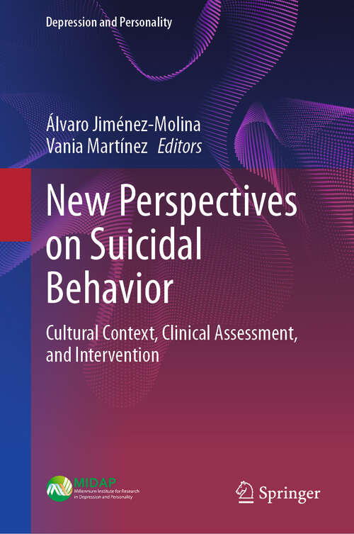 Book cover of New Perspectives on Suicidal Behavior: Cultural Context, Clinical Assessment, and Intervention (Depression and Personality)