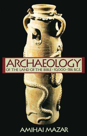 Book cover of Archaeology of the Land of the Bible