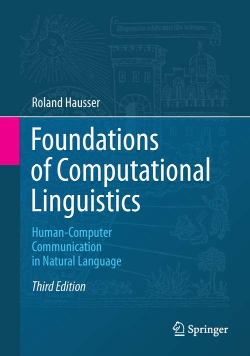 Book cover of Foundations of Computational Linguistics