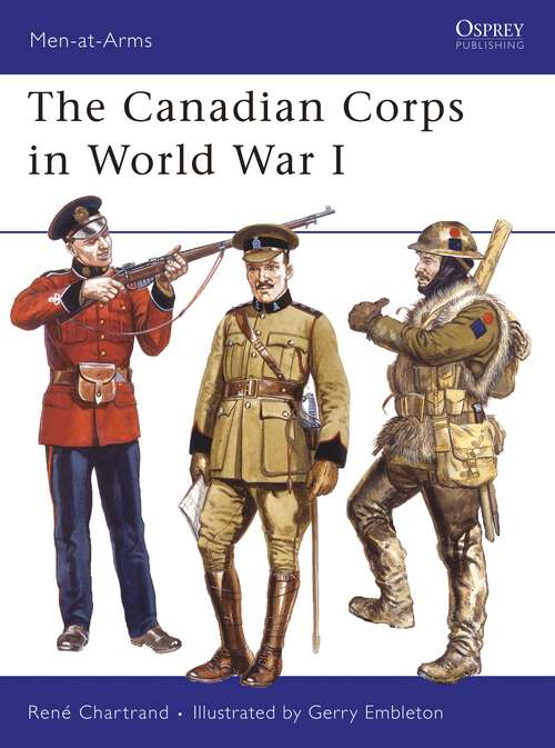 Book cover of The Canadian Corps in World War I
