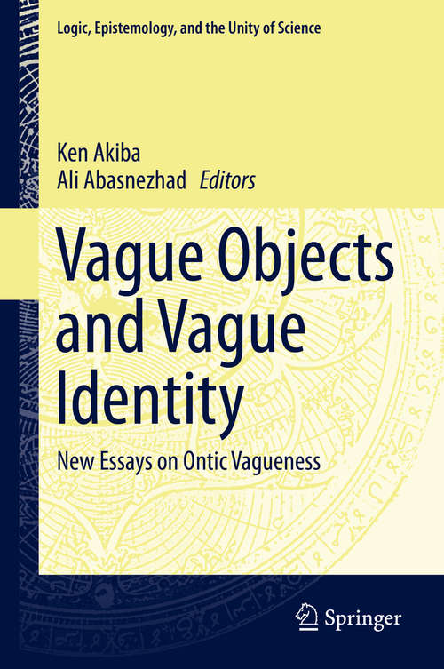 Book cover of Vague Objects and Vague Identity