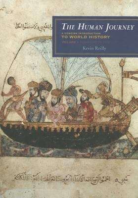 Book cover of The Human Journey: A Concise Introduction to World History, Volume 1: Prehistory to 1450