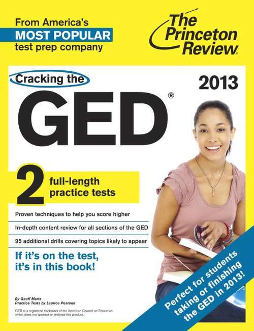 Book cover of Cracking the GED (2013 Edition)
