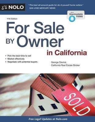 Book cover of For Sale By Owner in California