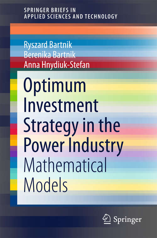 Book cover of Optimum Investment Strategy in the Power Industry