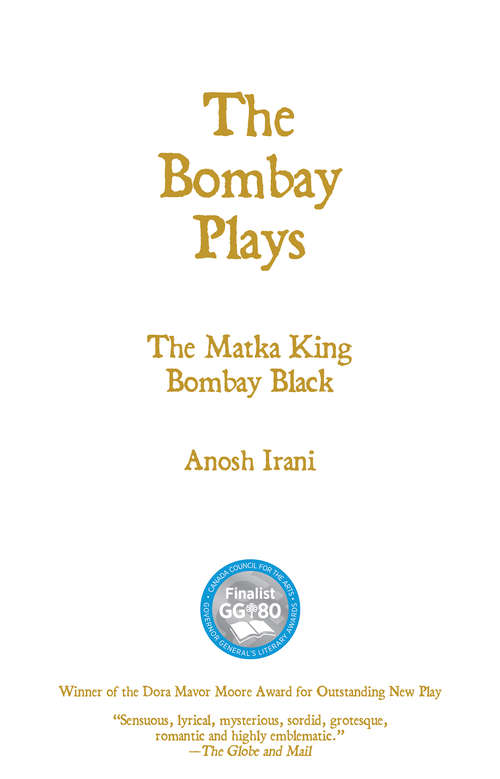 Book cover of The Bombay Plays