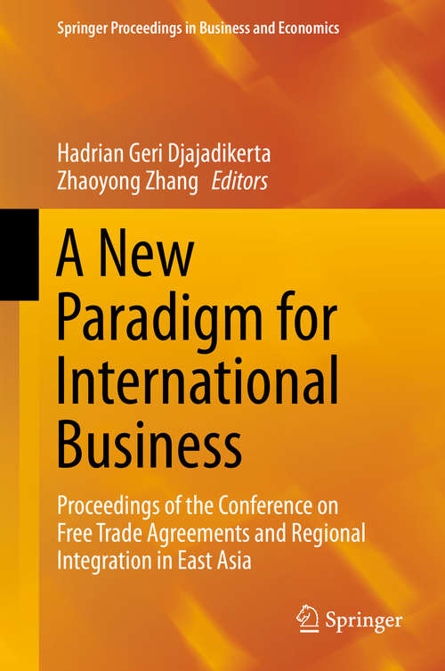 Book cover of A New Paradigm for International Business