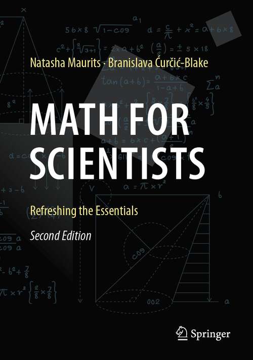 Book cover of Math for Scientists: Refreshing the Essentials (2nd ed. 2023)