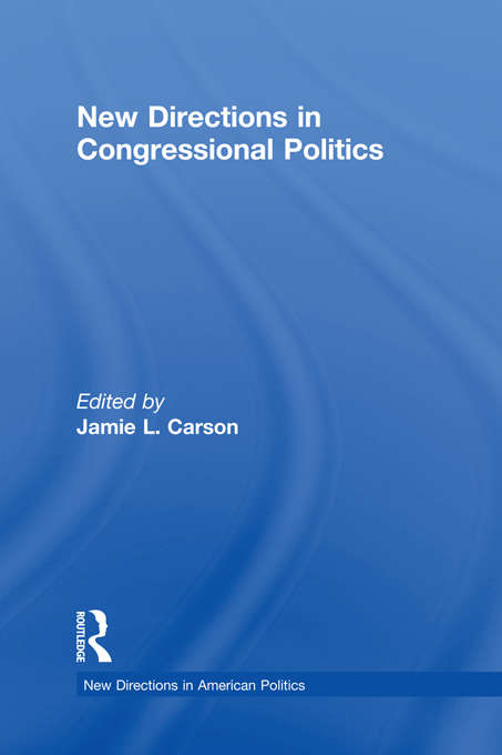 Book cover of New Directions in Congressional Politics