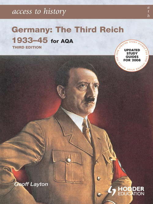 Book cover of Access to History: The Third Reich 1933-1945 for AQA 3rd Edition