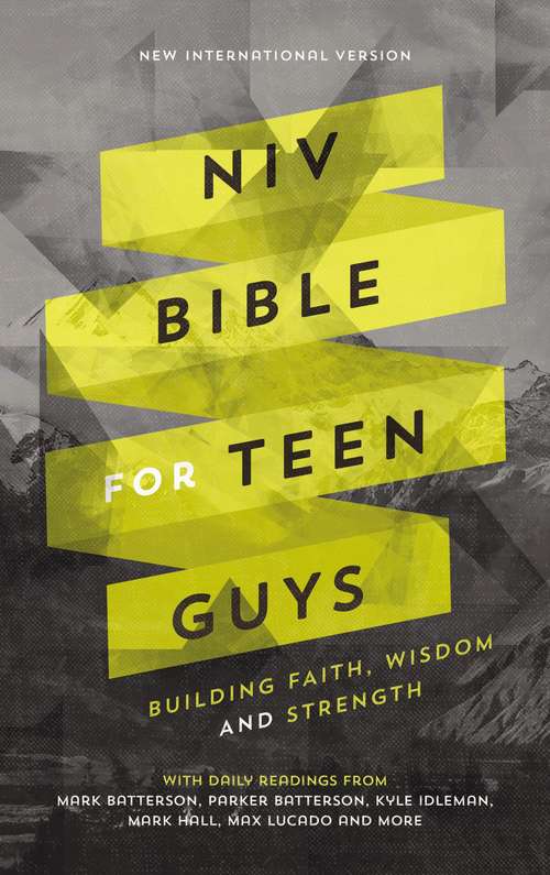 Book cover of NIV Bible for Teen Guys: Building Faith, Wisdom and Strength