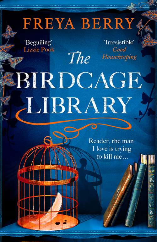 Book cover of The Birdcage Library: A spellbinding novel of hidden clues and dark obsession NEW for 2023