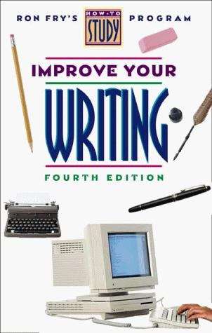 Book cover of Improve Your Writing: Fourth Edition