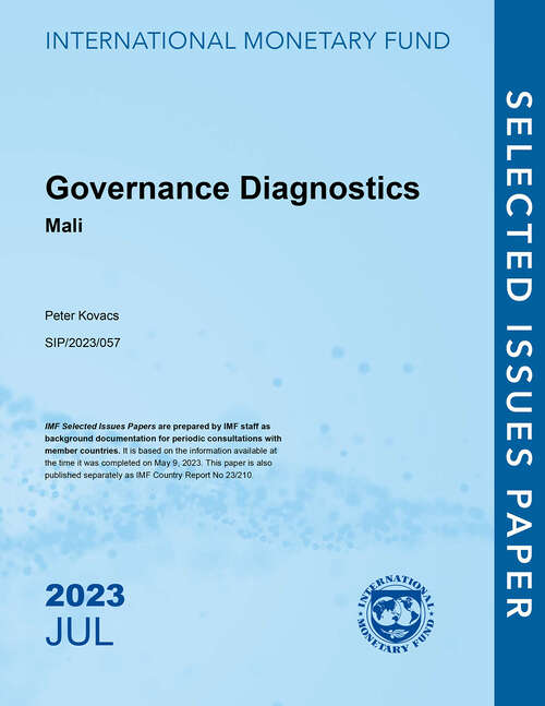 Book cover of Governance Diagnostics: Mali (Selected Issues Papers)