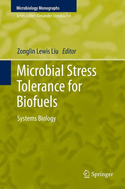 Book cover of Microbial Stress Tolerance for Biofuels