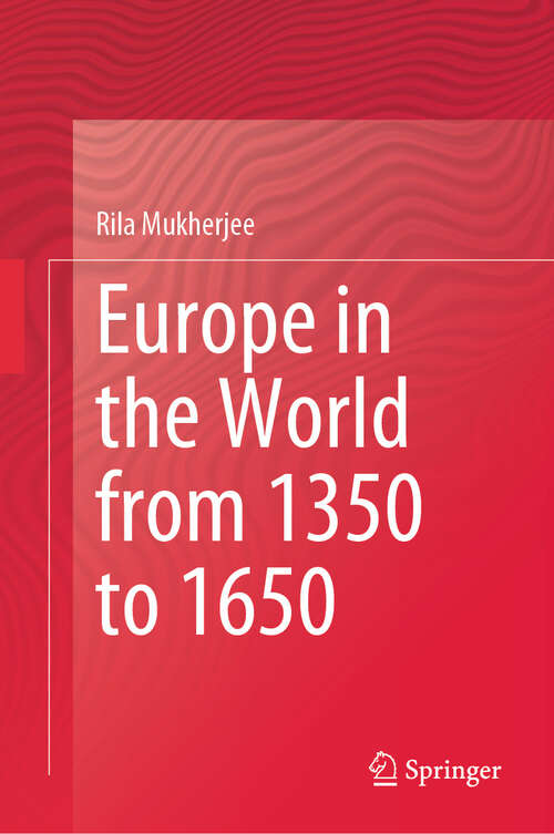 Book cover of Europe in the World from 1350 to 1650