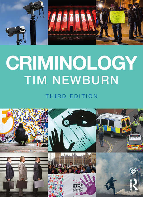 Book cover of Criminology