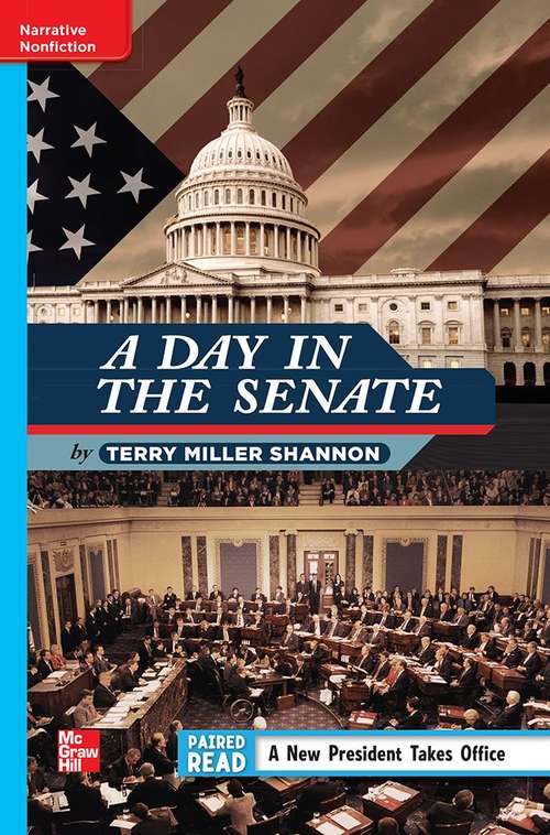 Book cover of A Day in the Senate [On Level, Grade 4]