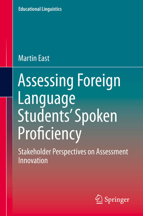 Book cover of Assessing Foreign Language Students' Spoken Proficiency