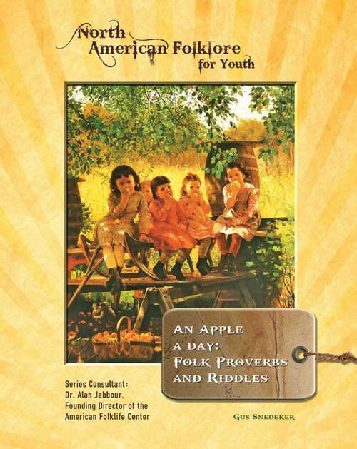 Book cover of An Apple a Day: Folk Proverbs and Riddles
