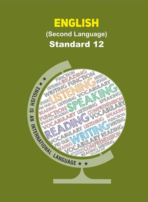 Book cover of English Second Language class 12 - GSTB
