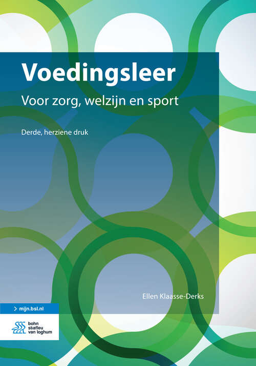 Book cover of Voedingsleer: Voor zorg, welzijn en sport