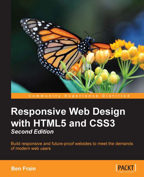 Book cover of Responsive Web Design with HTML5 and CSS3 - Second Edition