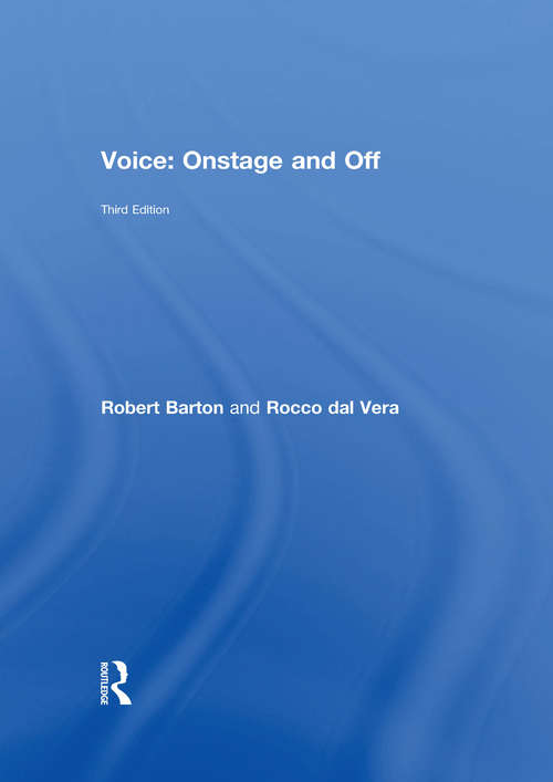 Voice: Onstage And Off