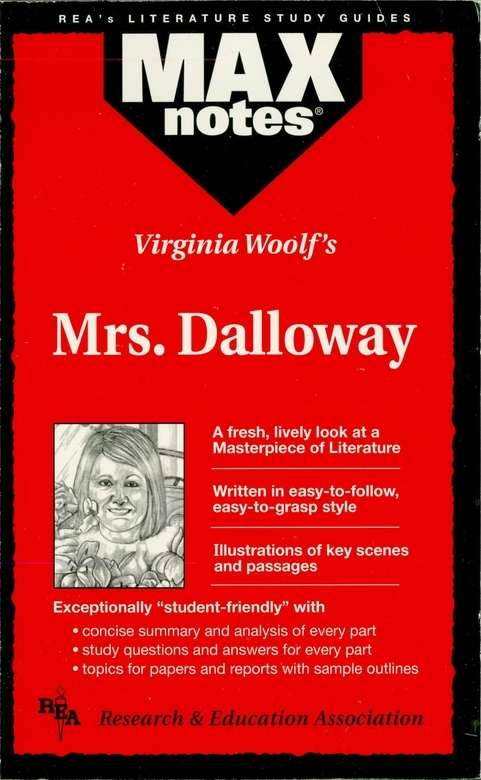 Book cover of Mrs. Dalloway (MAXNotes Literature Guides)